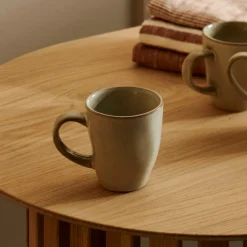 CASA EARTH MARL Mug Con Manico 20 CL Crema| Mug