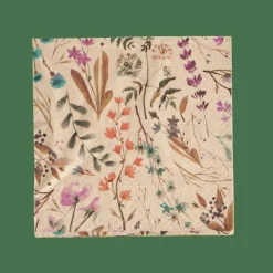 CASA ECO DRIED FLOWER Set Di 20 Tovaglioli Multicolore| Tovaglioli