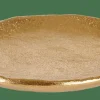 CASA ERBA Piatto Portacandele Dorato| Ciotole Decorativi