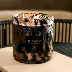CASA ESCAPE INDIAN INSPIRATION Candela Profumata Nero, Rame, Multicolore| Candele Profumate|Candele