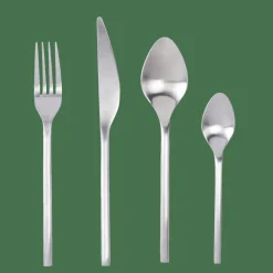 CASA ETNA SATIN Posate 16 Pezzi Argentato| Set Di Posate