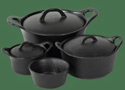 CASA FERO Cocotte Con Coperchio 40 CL Nero| Pirofile