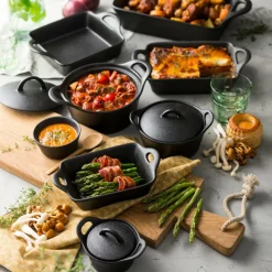 CASA FERO Cocotte Con Coperchio 40 CL Nero| Pirofile