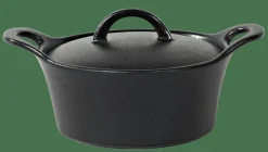 CASA FERO Cocotte Con Coperchio 80 CL Nero| Pirofile