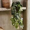 CASA FITTONIA Ghirlanda Di Foglie Verde| Piante Artificiali|Rami Artificiali