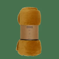 CASA FLANELLA Plaid Giallo Scuro| Plaid