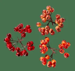 CASA FOAM Decorazione Cinorrodo Rosso| Rami Artificiali