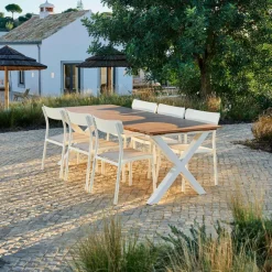 CASA FORMAX & MAVAS Set Da Giardino Naturale/bianco| Set Da Giardino