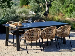 CASA FORMAX & ROYAN Set Da Giardino Nero/naturale| Set Da Giardino