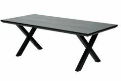 CASA FORMAX Tavolo Da Giardino Con Gambe X Nero| Tavoli Da Giardino