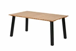 CASA FORMAX Tavolo Da Giardino Con Gambe Naturale/nero| Tavoli Da Giardino