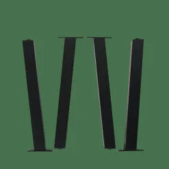 CASA FORMAX Tavolo Da Giardino Con Gambe Naturale/nero| Tavoli Da Giardino