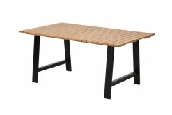 CASA FORMAX Tavolo Da Giardino Con Gambe A Naturale/nero| Tavoli Da Giardino