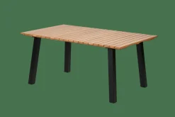 CASA FORMAX Tavolo Da Giardino Con Gambe A Naturale/nero| Tavoli Da Giardino