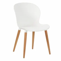 CASA FRIDA / FRAY Set/4 Gambe Teak Naturale| Sedie Da Pranzo|Sedie Da Giardino