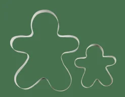 CASA GINGERBREAD Stampini Set Di 2 Argentato| Stampi