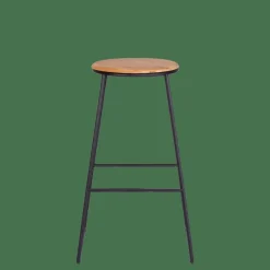 CASA GIULIA Sgabello Da Bar Nero, Naturale| Sgabelli Da Bar