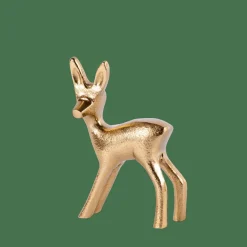 CASA GOLDY Decorativo Cervo Dorato| Figurine Decorative