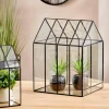 CASA GREENHOUSE Serra Minuscola Trasparente| Supporti Per Piante