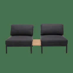 CASA HANNA Lounge Poltrona Nero| Set Lounge