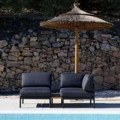 CASA HANNA Lounge Poltrona Nero| Set Lounge
