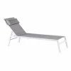 CASA HUGO Lettino Set Di 2 Bianco/grigio| Lettini