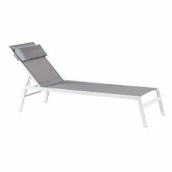 CASA HUGO Lettino Set Di 2 Bianco/grigio| Lettini