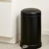 CASA INDUSTRIA Pattumiera A Pedale 12 L Nero| Cestini Spazzatura