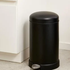 CASA INDUSTRIA Pattumiera A Pedale 12 L Nero| Cestini Spazzatura