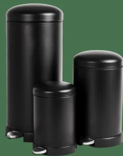 CASA INDUSTRIA Pattumiera A Pedale 12 L Nero| Cestini Spazzatura
