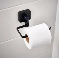 CASA INDUSTRIA Portarotoli Di Carta Igienica Nero| Accessori Per Il Wc