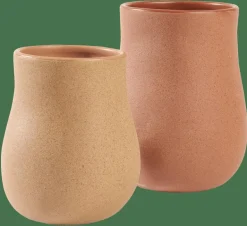 CASA INTERO Vaso Per Piante Marrone| Vasi Di Fiori