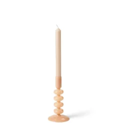 CASA ISA Candeliere Opale Crema Crema| Candelieri