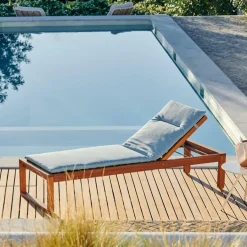 CASA ISLAND ECO Cuscino Per Sdraio Aqua| Cuscini Da Giardino