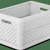 CASA JACQUI Contenitore Piegh M Grigio Chiaro| Baule