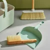 CASA JASMIN Paletta Con Scopa Verde, Naturale| Pulire