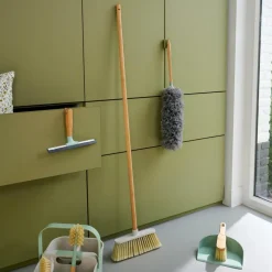CASA JASMIN Scopa Grigio, Naturale| Pulire