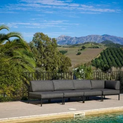 CASA JUMBO Poltrona Ad Angolo Nero| Set Lounge