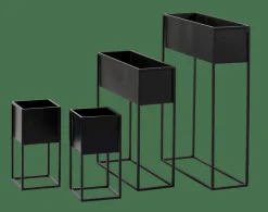CASA LARGO Vaso Per Piante Nero| Supporti Per Piante