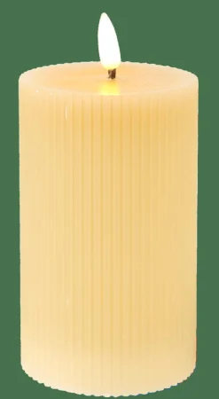 CASA LED Candela Con Luci Led Marrone| Candele Led