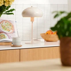 CASA LUCILE Lampada Da Tavolo Beige| Lampade Da Tavolo