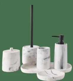 CASA LUNA Scopino WC In Supporto Effetto Marmo| Accessori Per Il Wc