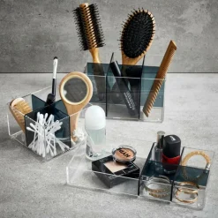 CASA LUXACRYL Organizzatore Trasparente| Accessori Da Lavandino
