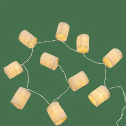CASA LYNN Filo Luminoso 10led Lanterna Beige| Fili Luminosi