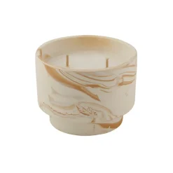 CASA MARBLE Candele Da Esterno Bianco, Arancione| Candele Da Giardino