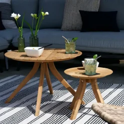CASA MARROW Tavolo Lounge Naturale| Tavolini Da Giardino