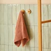 CASA MINERAL Asciugamano Ospite Terracotta| Asciugamani Per Ospiti