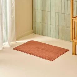 CASA MINERAL Tappetino Bagno Terracotta| Tappeti Per Bagno