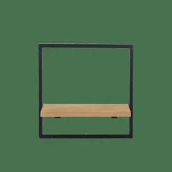 CASA MIX&MATCH Organiser Da Parete Nero, Naturale| Scaffali Da Parete