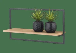 CASA MIX&MATCH Organiser Da Parete Nero, Naturale| Scaffali Da Parete
